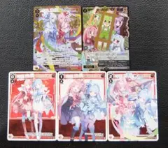 【5種セット】ウィクロス プロモ 箔押し VOICE ACROSS　琴葉 茜・葵
