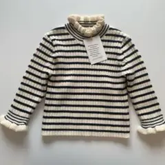 petitmig ボーダーニット　3-4y