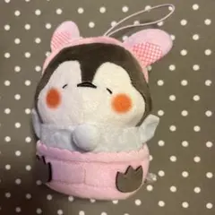 もふもちどうぶつ　マスコットぬいぐるみ　うさぎ