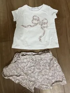 BEBE petits pois vert 95cm 上下