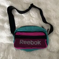 Reebok ショルダーバッグ 青 ピンク