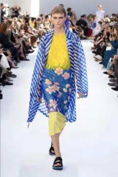 19SS Dries van noten runway ストライプコート