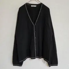 【HARTFORD】（2XL）カジュアルニットカーディガン/オーバーサイズ/無地