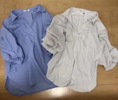 タックスリーブスキッパーシャツ　2点