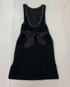 PINKHOUSE ピンクハウス ノースリーブワンピース 黒 F