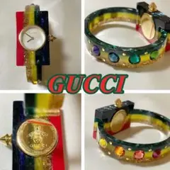 可動品 グッチ レインボーバングル GUCCI