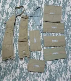送料込み 米軍 リペア ポーチ バラ パネル