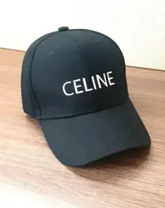★未使用　ロゴCELINE　 ベースボールキャップ　男女兼用　Ｍサイズ