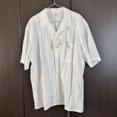UNIQLO オープンカラーシャツ 00 White XL