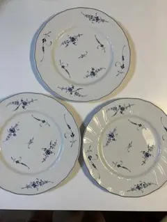 Villeroy & Boch 花柄皿 3枚セット