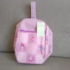 新品　ローラ アシュレイ シューズバッグ ピンク　バレエ　シューズケース