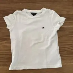 TOMMY HILFIGER ホワイトメッシュTシャツ 92