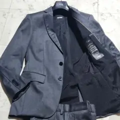 未使用級✨HUGO BOSS 現行モデル ONE スーツ セットアップ 総柄