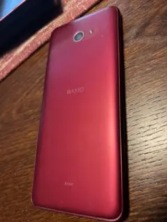 BASIO KYV47 レッド スマートフォン本体