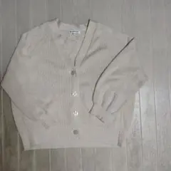 GLOBAL WORK ベージュ Vネック カーディガン　Mサイズ