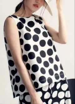 UNIQLO×marimekko/水玉ドット/ノースリーブチュニックS～M