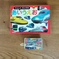 【2冊セット】でんしゃだいすき あいうえお＋くるまのピクチュアカード