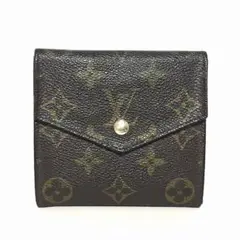 ルイヴィトン Wホック財布 モノグラム -