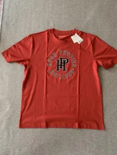 新品未使用　Hush Puppies ロゴプリント Tシャツ Lサイズ レッド