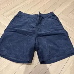 UNIQLO コーデュロイハーフパンツ メンズMブルー