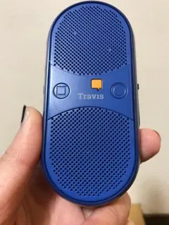 超美品 オランダ トラビス Travis Blue 小型翻訳機 青