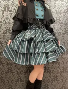 ハリーポッター ハッフルパフ フリルコルセットスカート ベレー帽
