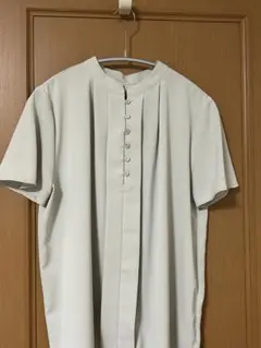 【美品】フロントタックボタンブラウス　Mサイズ