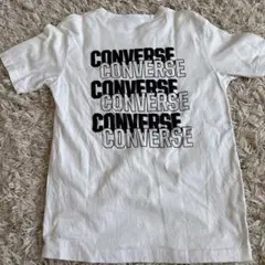 CONVERSE ロゴプリント Tシャツ ホワイト