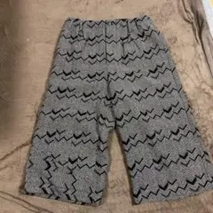 【みー】dulcamara キュプラ　よそいき　ペンギン　パンツ Dulcamara(ドゥルカマラ) よそいきペンギンパンツ ブラック