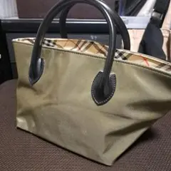訳あり。未使用❗BURBERRY BLUE LABEL ナイロン トートバック❤