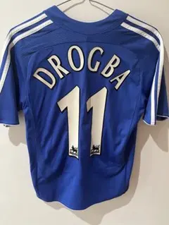 サッカー　ドログバ adidas チェルシー ユニフォーム　シャツ　キッズ