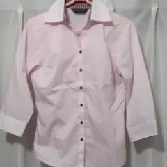 お値下げ中　ピンク　七分シャツ