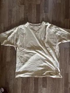Champion ベージュ Tシャツ