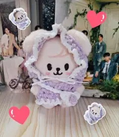 skzoo10cmぬい パピーム きらめきクマさんポシェット＆ヘッドドレスセット