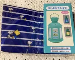 スヌーピー 買い物かご用保冷バッグとランタン