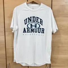 UNDER ARMOUR バスケットボールシャツ L ホワイト