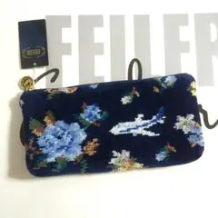 ANAコラボ フェイラー アナベラ ネイビー ブルー ポーチ 新品