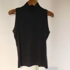 バナナリパブリック リブ タンクトップ 黒 サイズS