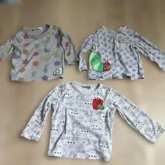 ERIC CARLE はらぺこあおむし　長袖　3枚　80 90