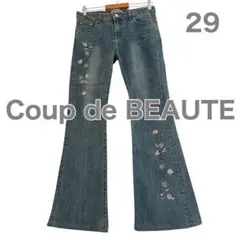 Coup de BEAUTE デニム ジーンズ レディース ブーツカット