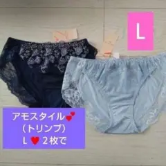 Ｌ ２枚で♥トリンプ アモスタイル♥ レギュラーショーツ ♥ナイトファンタジア♥