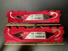 JAZER 16GB DDR4 デスクトップメモリ 16GB 2枚組 32GB