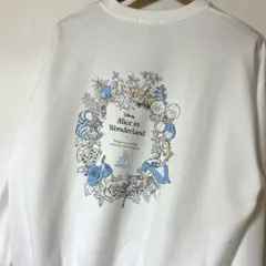 【新品 L】Disney 不思議の国のアリス　トレーナー　プルオーバー