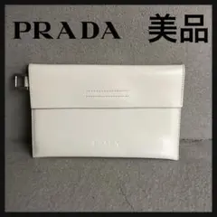 美品 プラダ ポーチ 小物入れ 札入れ メンズ レディース★33342