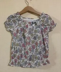 【美品】　Tartine et Chocolat トップス　120 花柄