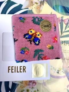 【 FEILER 】 グレースピンクハイジ＆アネモネ 両面 ポーチセット新品 FEILER 】 グレースピンクハイジ＆アネモネ 両面 ポーチセット新品