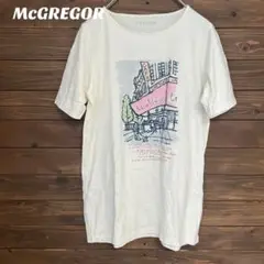 ♦︎【マックレガー】McGREGOR イラストプリント 半袖Tシャツ L