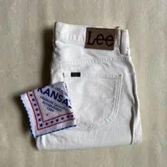 Lee アンクル テーパードデニム 日本製　ホワイト　LL0666 Mサイズ