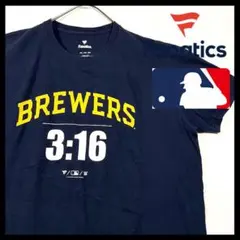 【Fanatics】MBL BREWERS 3:16　ビックプリントＴシャツ