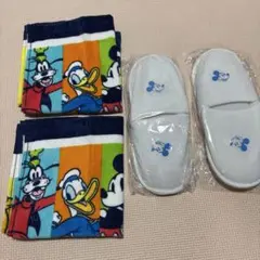 未使用☆ミッキーと仲間たち タオルセット